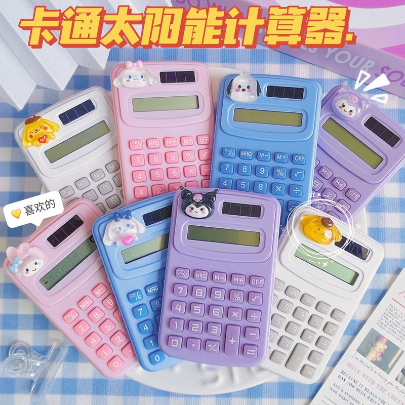 Calculator Cartoon Cute Mini Office Primary School Exam Multifunctional Portable Small Portable Computer - Image 2